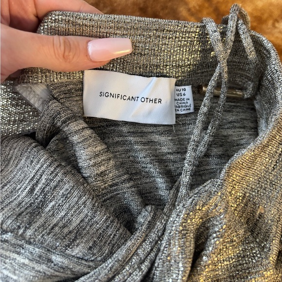 SIGNIFICANT OTHER Chloe Maxi Dress in Gold - Picture 7 of 7